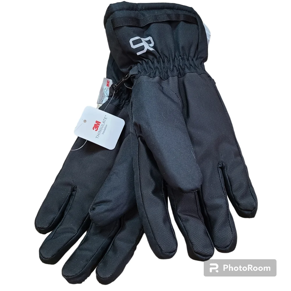 Arctix Size X-Large Black Photo Blitz 3M Thinsulate Puffer Snow Ski Gloves NWT